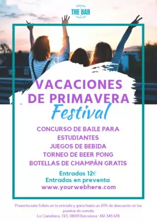 Edita un cartel para tu evento