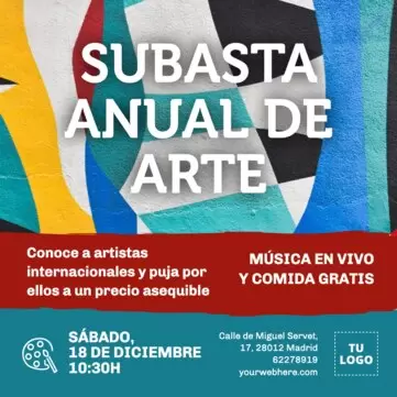 Edita un diseño para una subasta