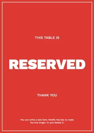 Editar um projeto de mesa reservada