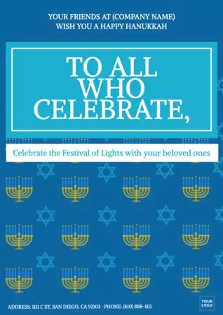 Edit a Yom Kippur poster