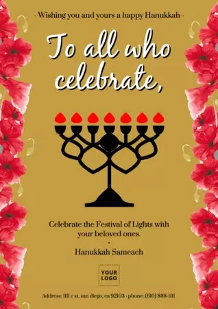 Modifier une affiche de Yom Kippour