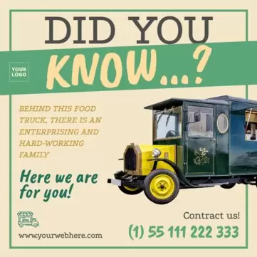 Modifier un modèle de Food Truck