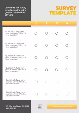 Modifica un sondaggio