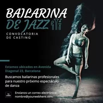 Edita un diseño para castings y audiciones