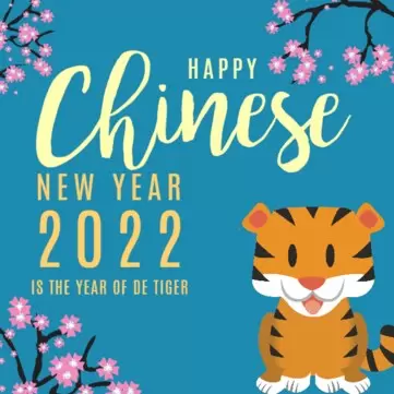 Edite um modelo para o Ano Novo Chinês