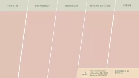 Edita un organizador de escritorio para ordenador