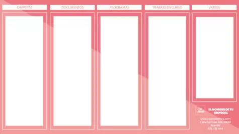 Edita un organizador de escritorio para ordenador