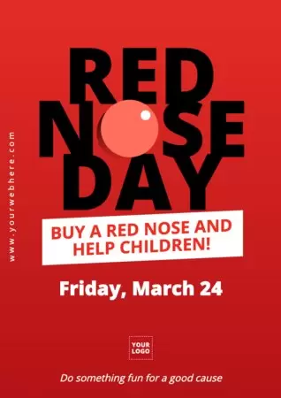 Bearbeite ein Red Nose Day Design