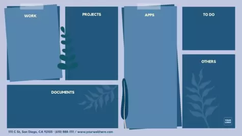 Edita un organitzador d'escriptori per l'ordinador