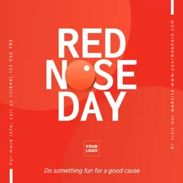 Bearbeite ein Red Nose Day Design