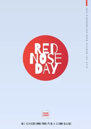 Modifica un design per la Giornata del Naso Rosso