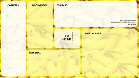 Edita un organizador de escritorio para ordenador