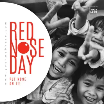 Bearbeite ein Red Nose Day Design