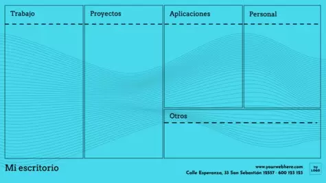 Edita un organizador de escritorio para ordenador
