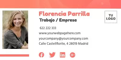 Edita una firma de email