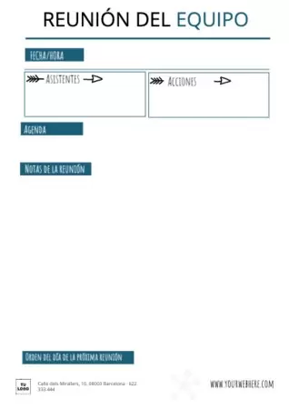 Editar un Acta de Reunión