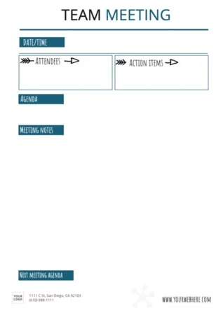 Edit a Minutes template