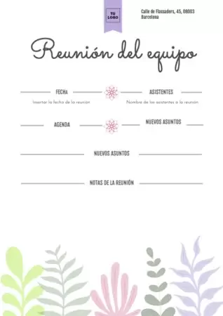 Editar un Acta de Reunión