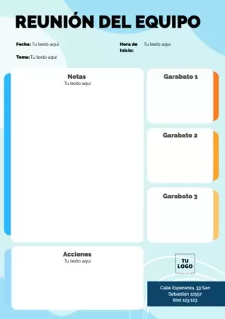 Editar un Acta de Reunión