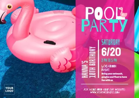 Edit a Pool Party design