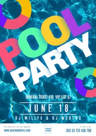 Edit a Pool Party design