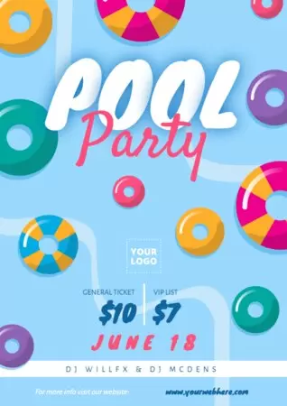 Edit a Pool Party design
