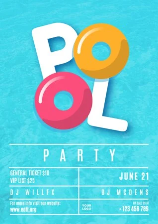 Edit a Pool Party design