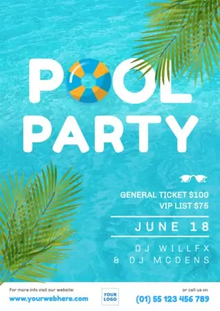 Edit a Pool Party design