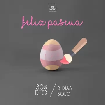 Editar un flyer de Pascua