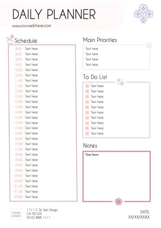 Modifica un planner giornaliero