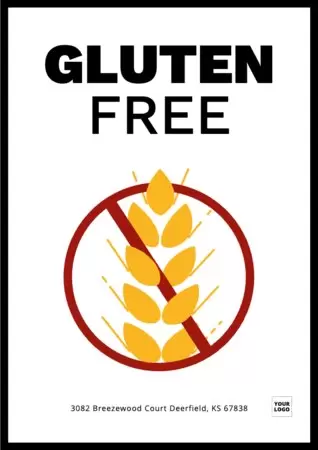 Edit a gluten-free template
