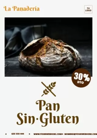 Edita una plantilla sin gluten