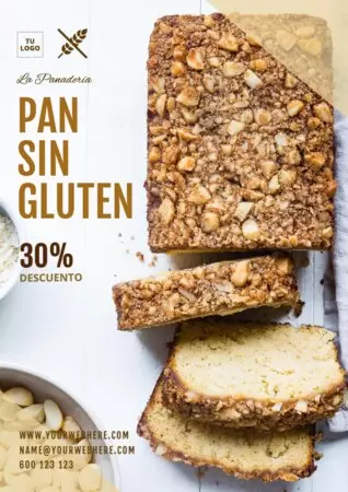 Edita una plantilla sin gluten