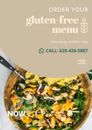 Edit a gluten-free template