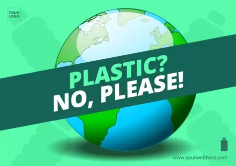 Editar um cartaz de Plástico Sem cartaz