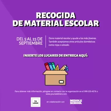 Editar un cartel del Día de la Paz