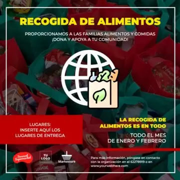 Editar un cartel para supermercado