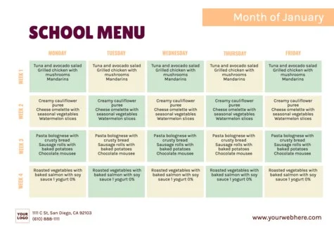 Modifica un planner mensile