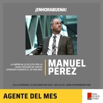 Editar una plantilla de empleado del mes