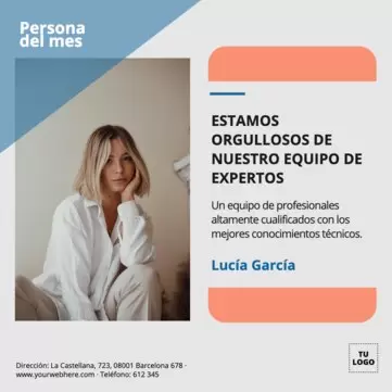 Editar una plantilla de empleado del mes