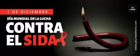 Edita un diseño sobre el SIDA