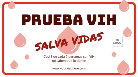 Edita un diseño sobre el SIDA