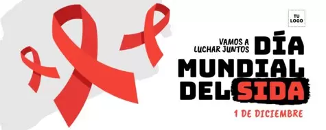 Edita un diseño sobre el SIDA