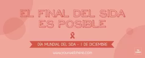 Edita un diseño sobre el SIDA