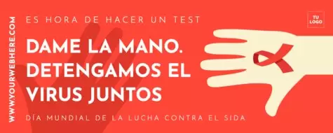 Edita un diseño sobre el SIDA