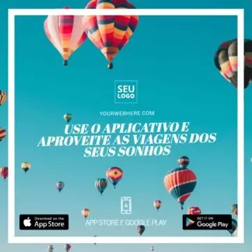 Edite um template para apps