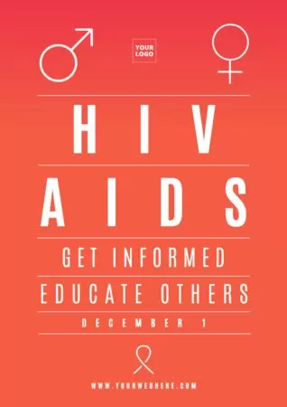 Edytuj plakat HIV