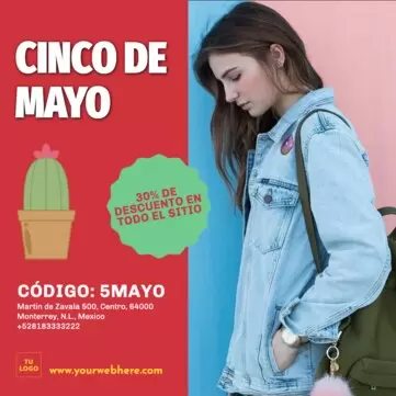 Editar una plantilla del 5 de Mayo