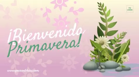 Edita un diseño primaveral