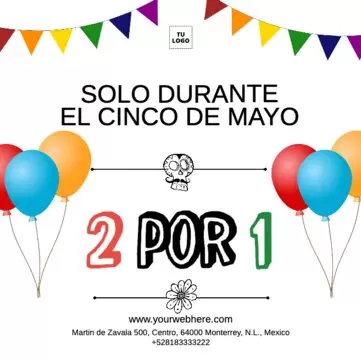 Editar una plantilla del 5 de Mayo